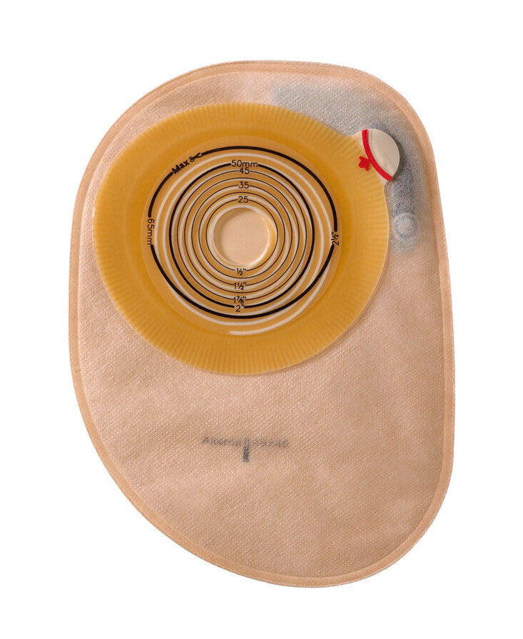 Coloplast Assura 1-Piece Opaque Closed Pouch, Pre-Cut 1In (25Mm) - (Item No. 12144), 30 Count