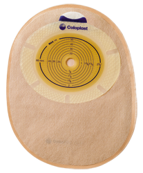 Coloplast Sensura 1-Piece Convex Light Opaque Closed Pouch, Cut-To-Fit Up To 1 1/4In (33Mm) - (Item No. 15407), 10 Count
