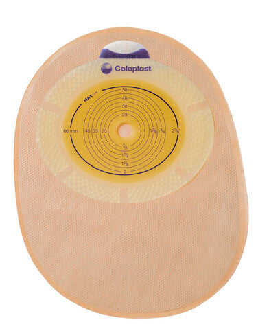 Coloplast Sensura 1-Piece Opaque Closed Pouch, Cut-To-Fit Up To 2 5/8In (66Mm) - (Item No. 15450), 30 Count