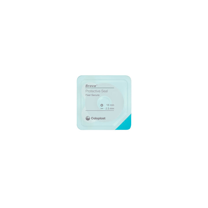 Coloplast Brava Wide Adhesive Protective Rings 18Mm Id 48Mm Od 2.5Mm Thick - (Item No. 12035), 10 Count