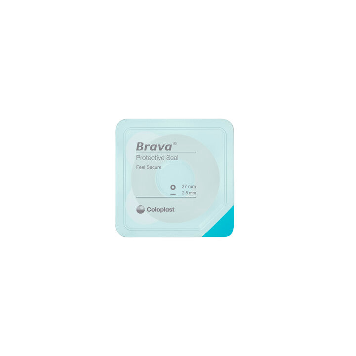 Coloplast Brava Wide Adhesive Protective Rings 27Mm Id 57Mm Od 2.5Mm Thick - (Item No. 12037), 10 Count