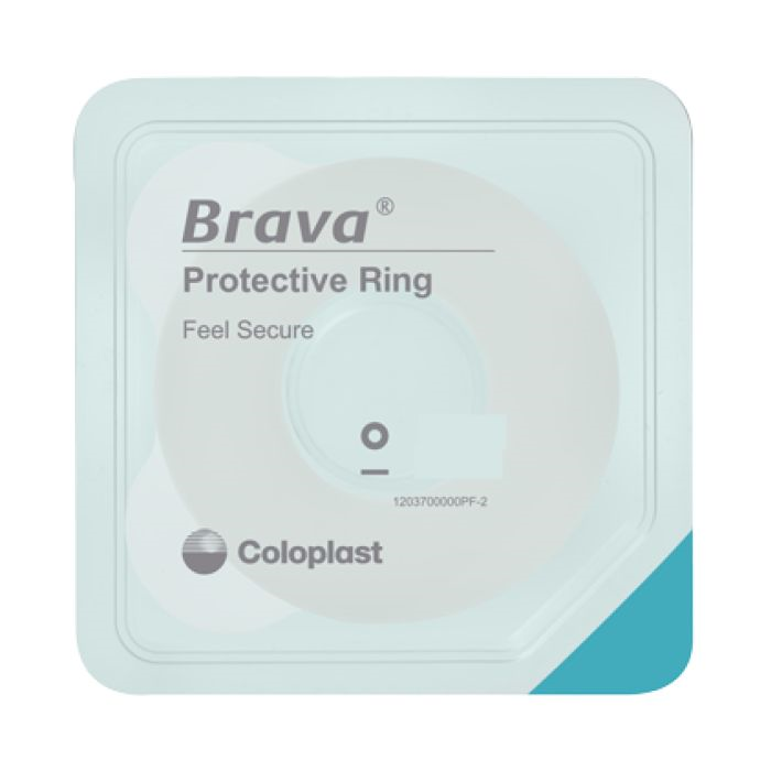 Coloplast Brava Wide Adhesive Protective Rings 18Mm Id 48Mm Od 4.2Mm Thick - (Item No. 12045), 10 Count