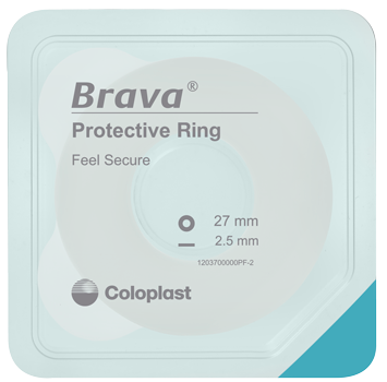Coloplast Brava Wide Adhesive Protective Rings 34Mm Id 64Mm Od 4.2Mm Thick - (Item No. 12049), 10 Count