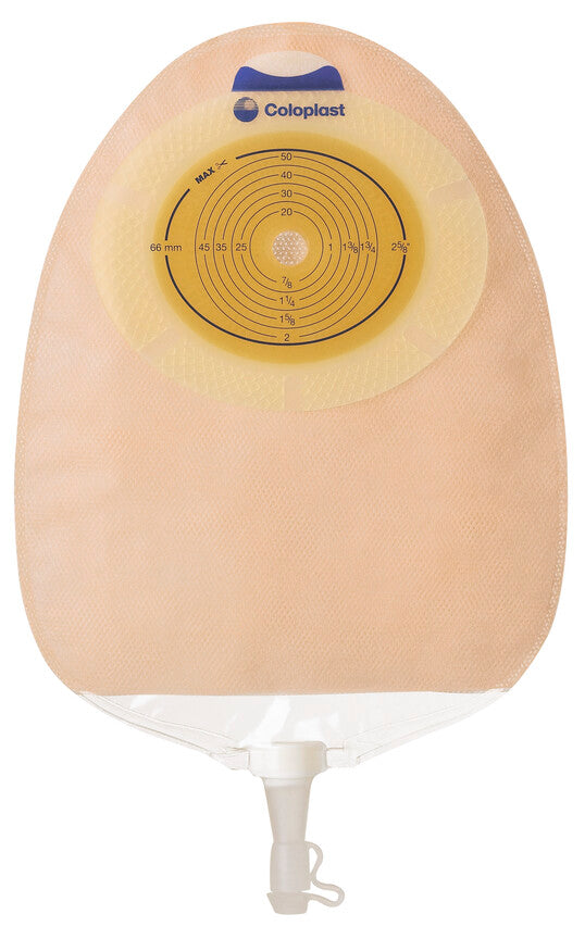 Coloplast Sensura 1-Piece Urostomy Transp Pouch, Cut-To-Fit Up To 2 5/8In (66Mm) - (Item No. 11803), 10 Count