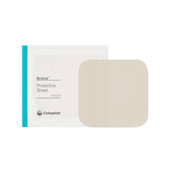 Coloplast Brava Protective Sheets, Size 4In X 4In (10Cm X 10Cm) - (Item No. 3210), 10 Count