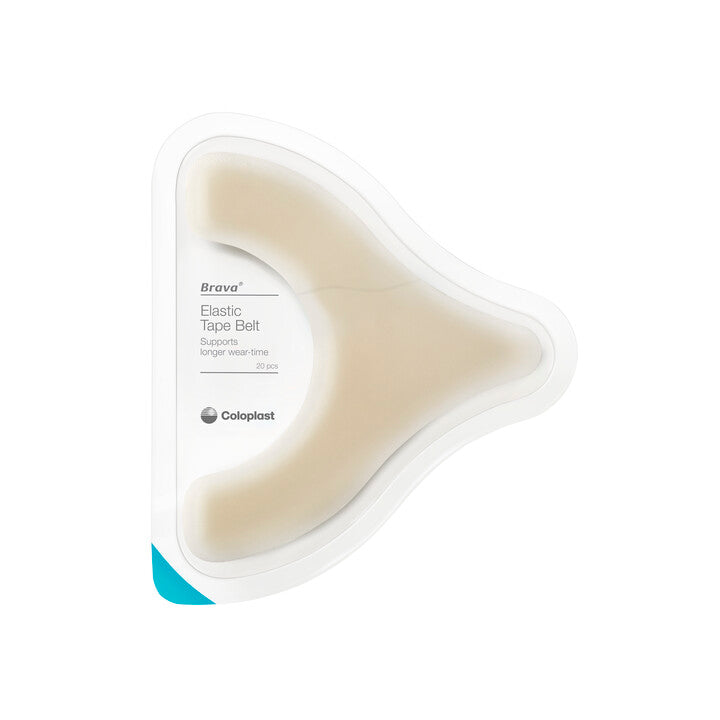 Coloplast Brava Elastic Barrier Strip, Wish Bone Shape - (12072), 20 Count