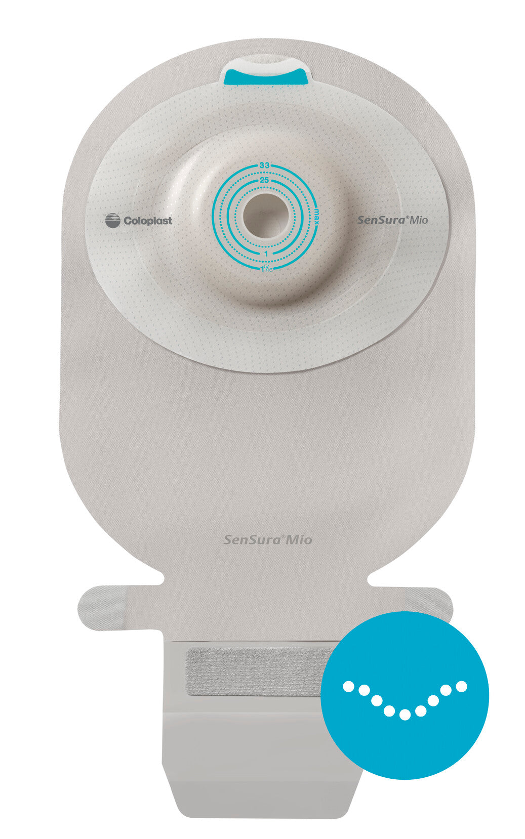Coloplast Sensura Mio 1 PieceSoft ConvexWide-Outlet DrainableMaxiW/FilterCut-To-Fit 15Mm - 3 -Item No. 16705, 10 Count