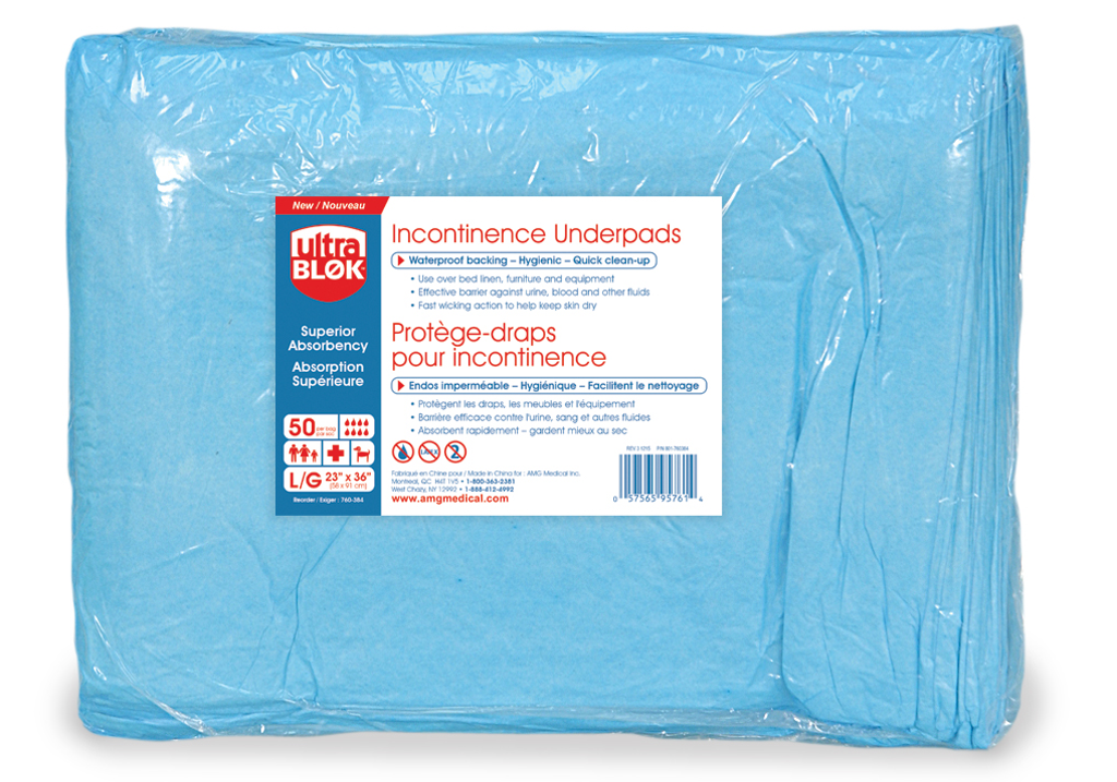 Ultra-Blok Absorbent Disposable Underpads