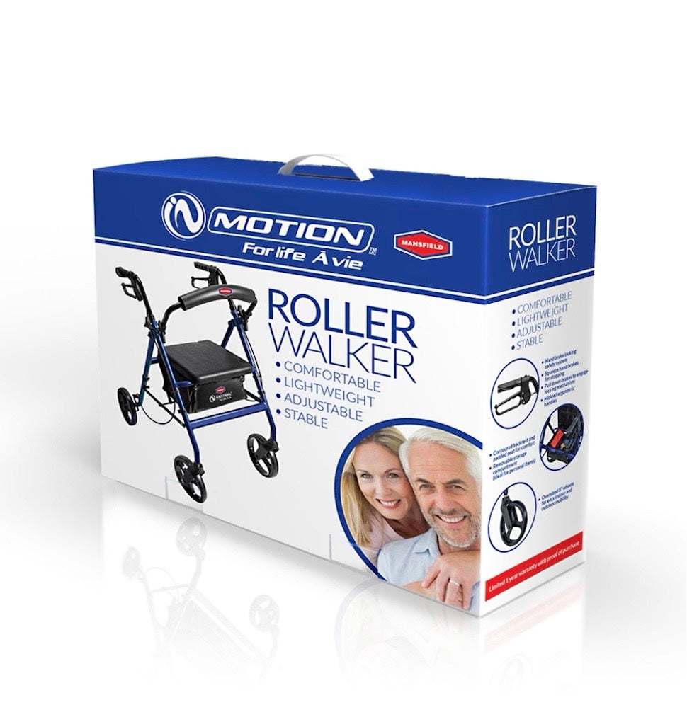 Mansfield Roller Walker - Mobility Aids/Canes & Crutches/Canes - Mansfield