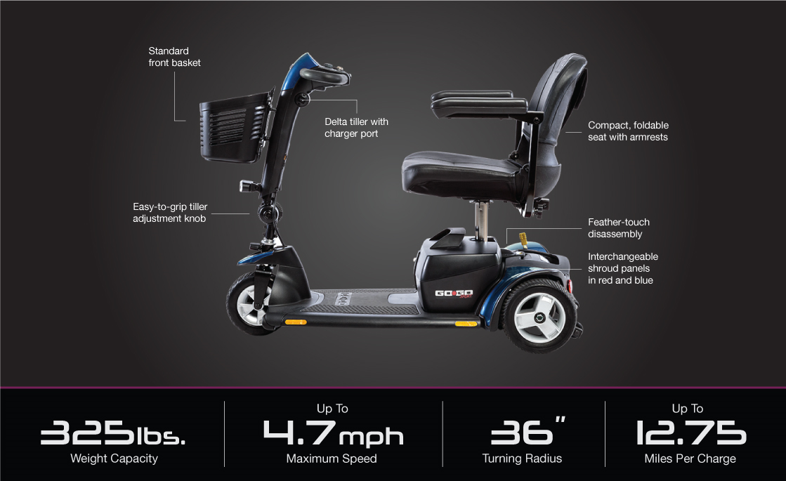 Pride Go-Go Sport 3-Wheel