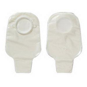 Hollister Centerpointlock Two-Piece Drainable 11" Pouch,Transparent , 4" Flange - (Item No. 3806), 10 Count