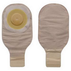 Hollister Premier 1Pc Convex Barrier Lock N Roll Close 12" Beige Drain Pouch Cut-To-Fit 1" W/ Tape Border_Item No. 8214, 5 Count
