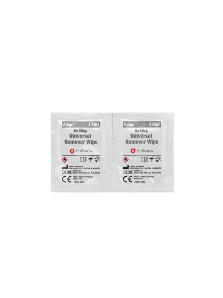 Hollister Universal Remover Wipes - (Item No. 7760), 50 Count