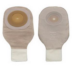 Hollister Premier One-Piece Convex Skin Barrier 12" Drainable Pouch Clamp Closure Transparent,Cut-To-Fit_Item No. 8624, 5 Count