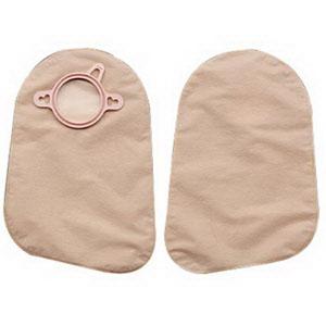 Hollister New Image Closed Pouch 9" Beige Without Filter ,1-3/4" Flange - (Item No. 18332), 30 Count