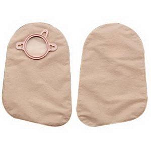 Hollister New Image Closed Pouch 9" Beige Without Filter ,2-1/4" Flange - (Item No. 18333), 30 Count