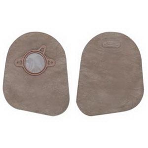 Hollister New Image Close Mini Pouch 7",Beige With Filter, 1 3/4" Flange - (Item No. 18392), 60 Count