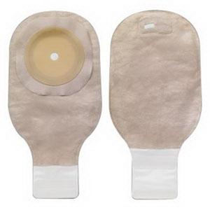 Hollister Premier 1Pc Drain 12" Ostomy Pouch Flat Flexwear Barrier Lock'N Roll Close Pre-Cut 2-1/2" - (Item No. 8181), 10 Count