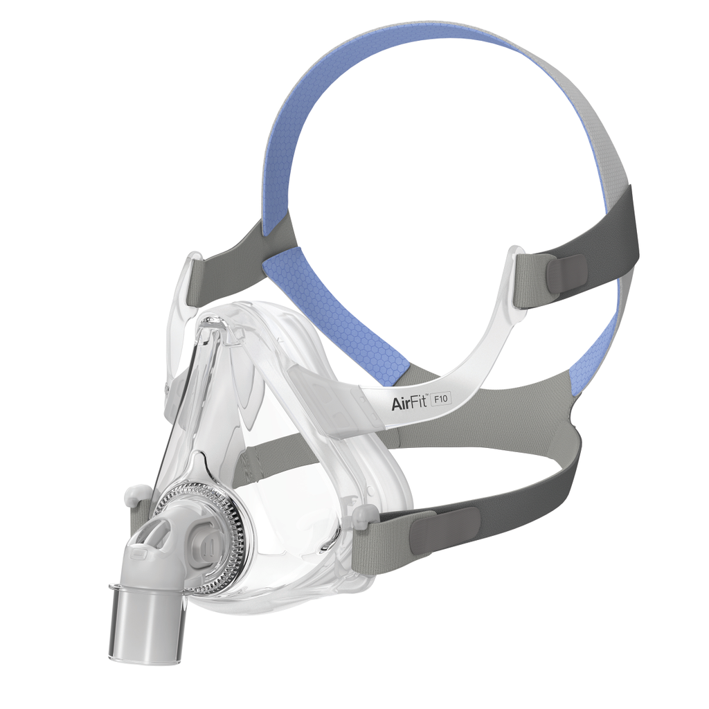 ResMed AirFit F10 Full Face Mask - CPAP/CPAP Masks - ResMed - Medium - 619498631025