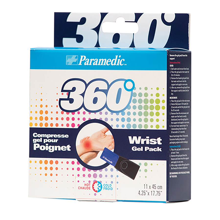 Paramedic Canada Wrist Gel Pack Support
