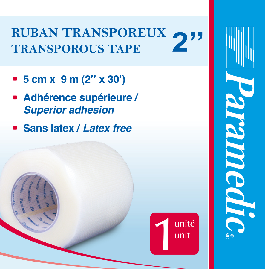 Paramedic Canada Transporous Tape - Daily Living/First Aid - Paramedic Canada - 2" - 620278008104
