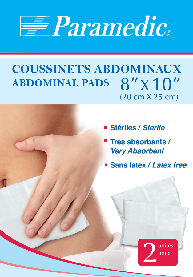 Paramedic Canada Abdominal Pads 8'' X 10'' - Daily Living/First Aid - Paramedic Canada - Default Title - 620278011616
