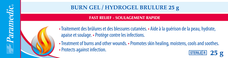 Paramedic Canada Hydrogel Cream Tube 25G - Daily Living/First Aid - Paramedic Canada - Default Title - 620278550078