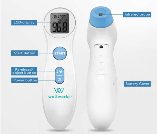 wellworks Non Contact Infrared Thermometer