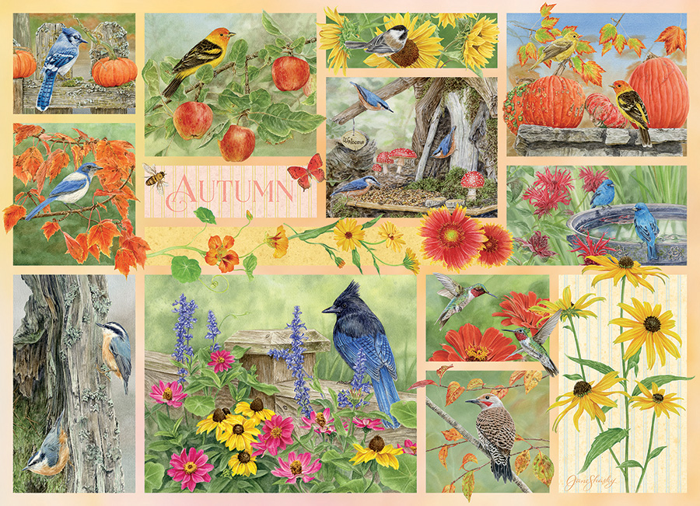 Cobble Hill Garden Birds in Autumn