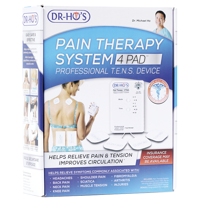 DR-HO's Pain Therapy System 4-PADS T.E.N.S.