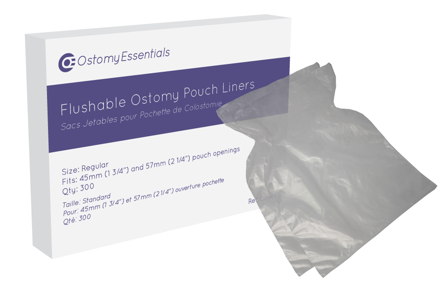 Ontario Ostomy Supply  Flushable Pouch Liners, Opening Up To 57Mm, Size 14.5Cm X 20.5Cm - (Item No.Fpl-1), 100 Count