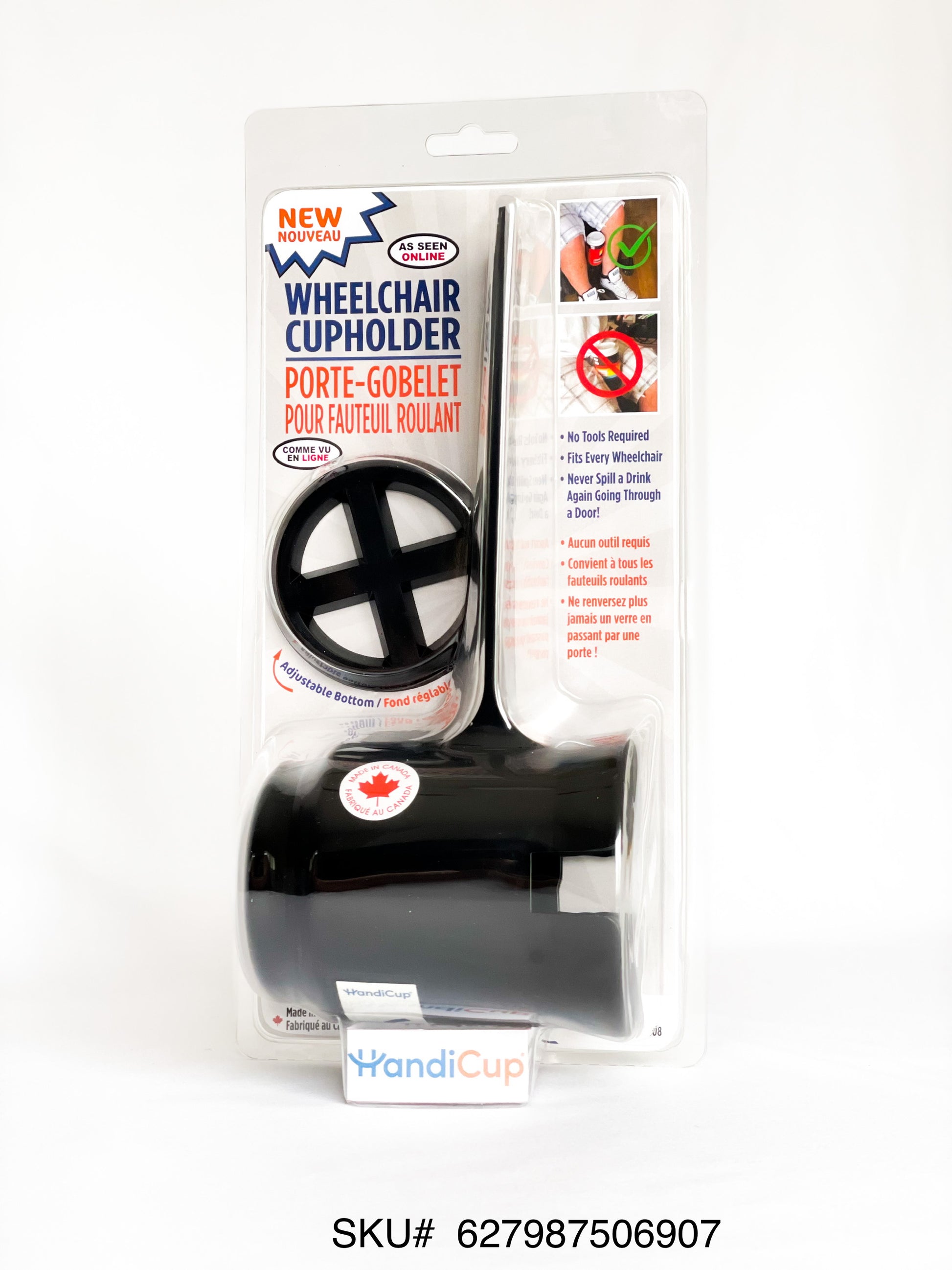 HandiHelp Wheelchair Cupholder - Wheelchairs & Transport Chairs/Transport Chair Accessories - HandiHelp