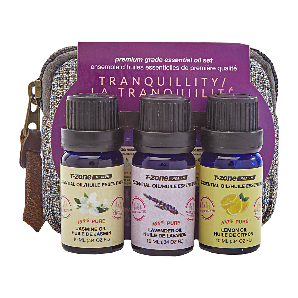 T - ZONE HEALTH Set of 3 100% Pure Wildcrafted Essential Oils - Daily Living Aids & Wellness/Wellness/ - T - ZONE HEALTH