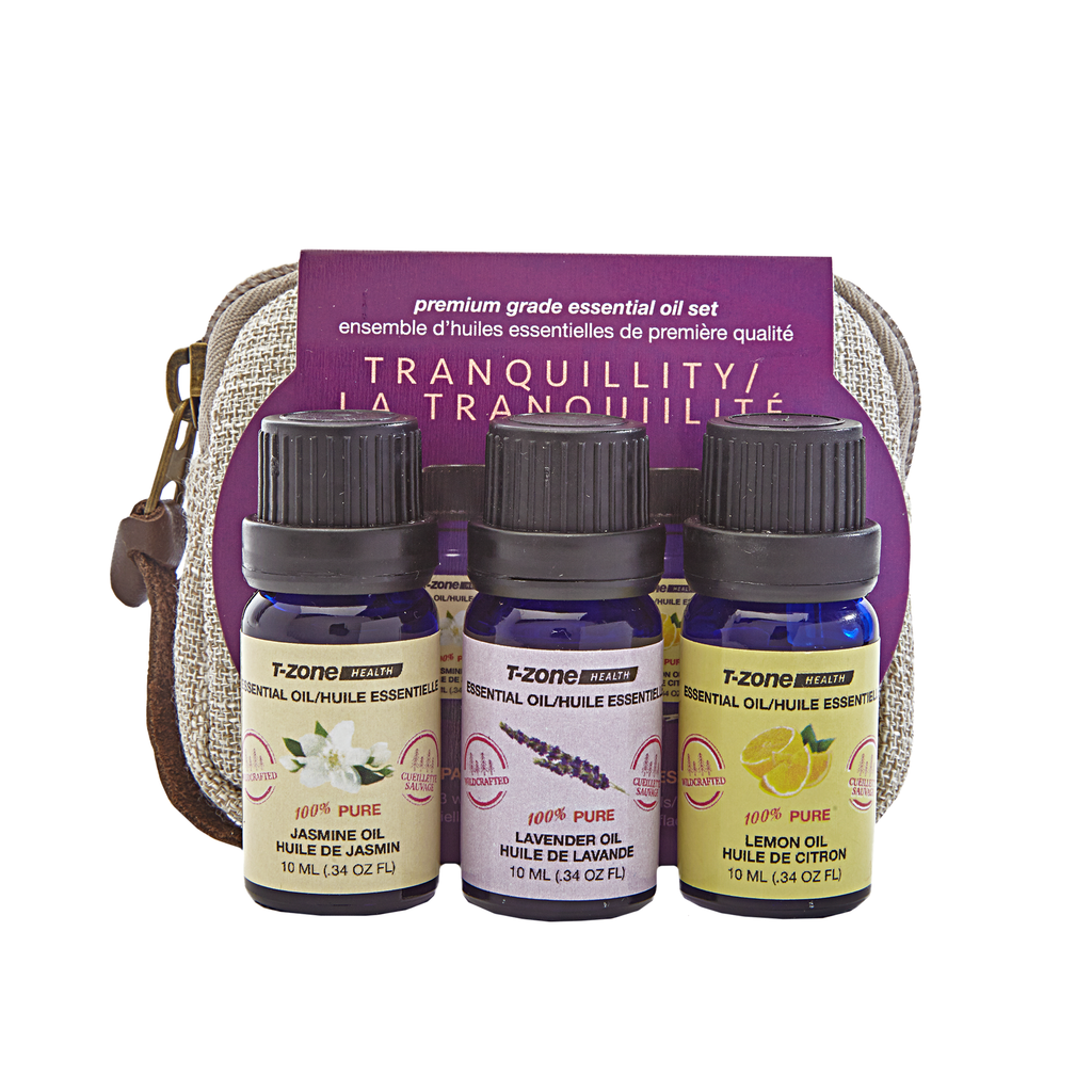 T - ZONE HEALTH Set of 3 100% Pure Wildcrafted Essential Oils - Daily Living Aids & Wellness/Wellness/ - T - ZONE HEALTH