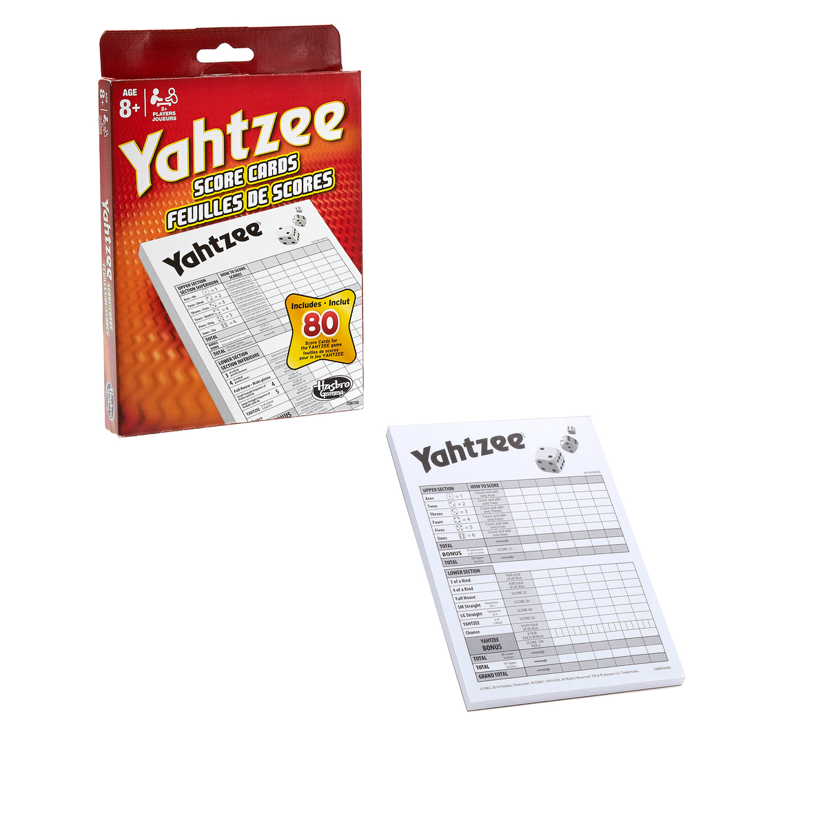 Hasbro Yahtzee Score Pads - Daily Living/Games & Puzzles - Hasbro