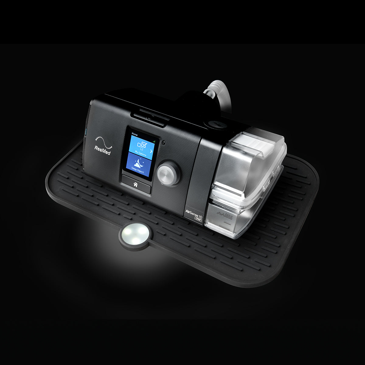 CPAPology Black Knight Glo CPAP Mat