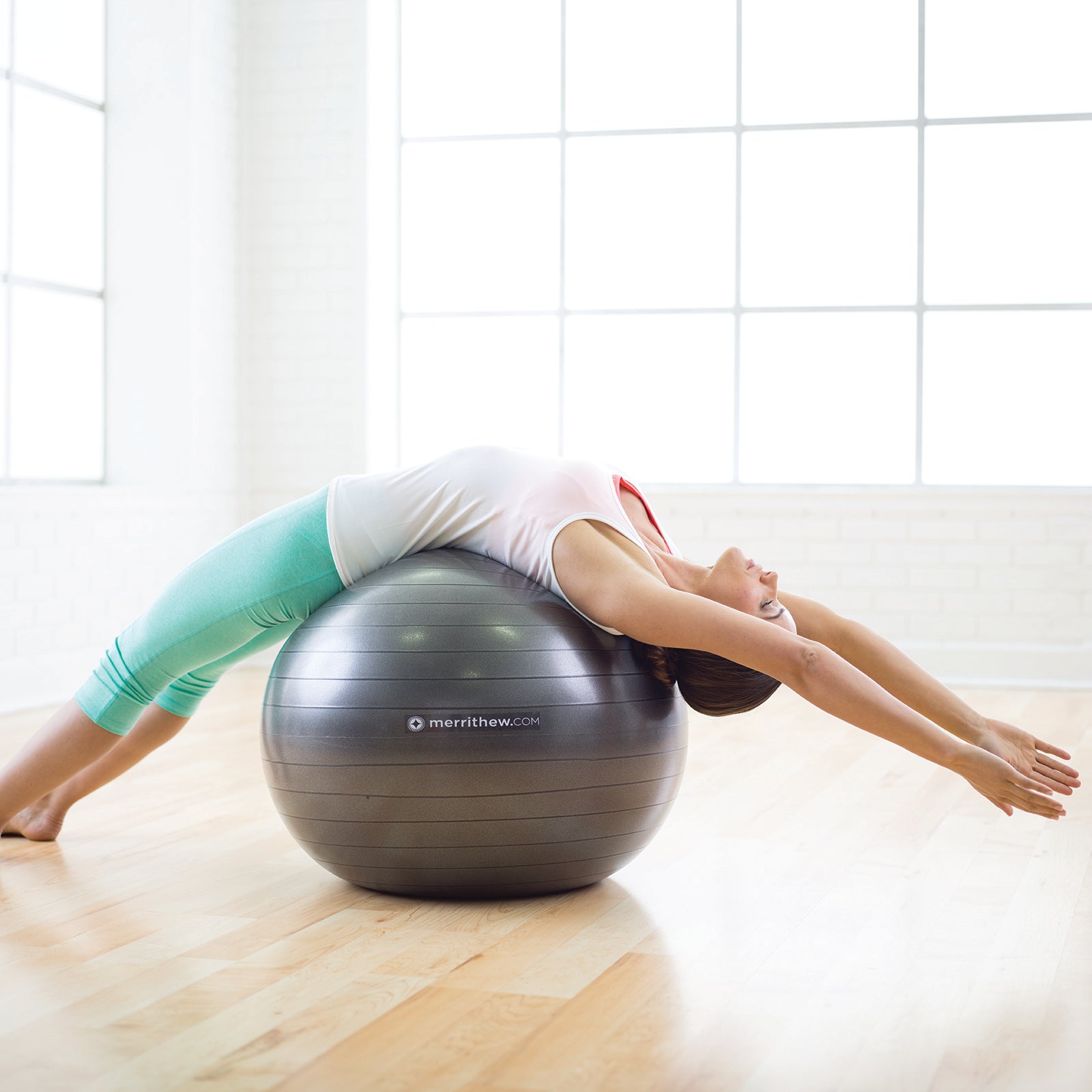 Merrithew Stability Ball, 30 inch / 75cm with pump