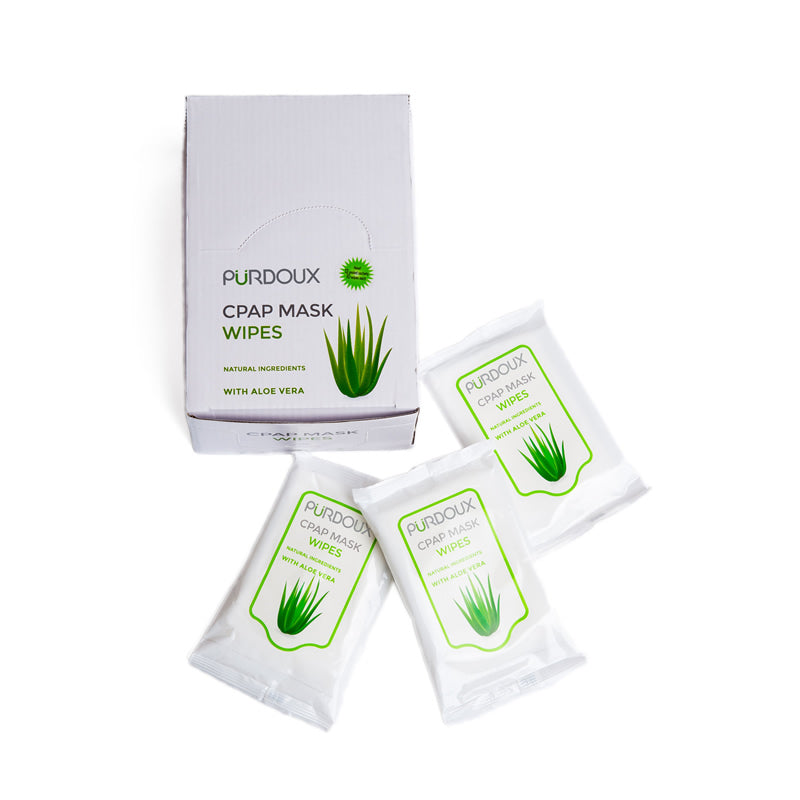 Purdoux CPAP Unscented Wipes Travel Boxes