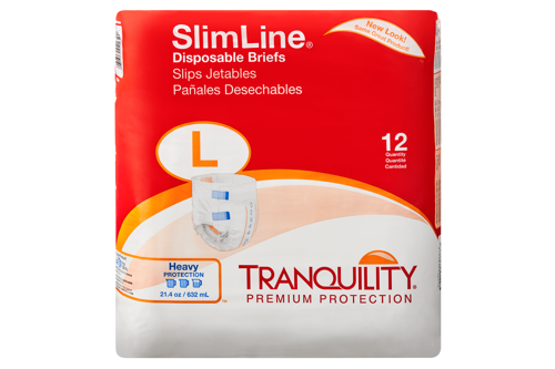 Tranquility SlimLine Briefs, Heavy Absorbency
