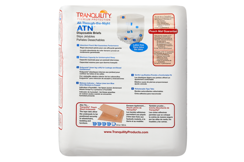 Tranquility All Through The Night Briefs, Maximum Absorbency - Incontinence/Single Use - Tranquility