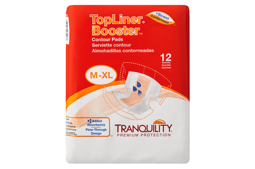 Tranquility TopLiner Contour Booster Pads