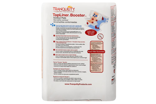 Tranquility TopLiner Contour Booster Pads