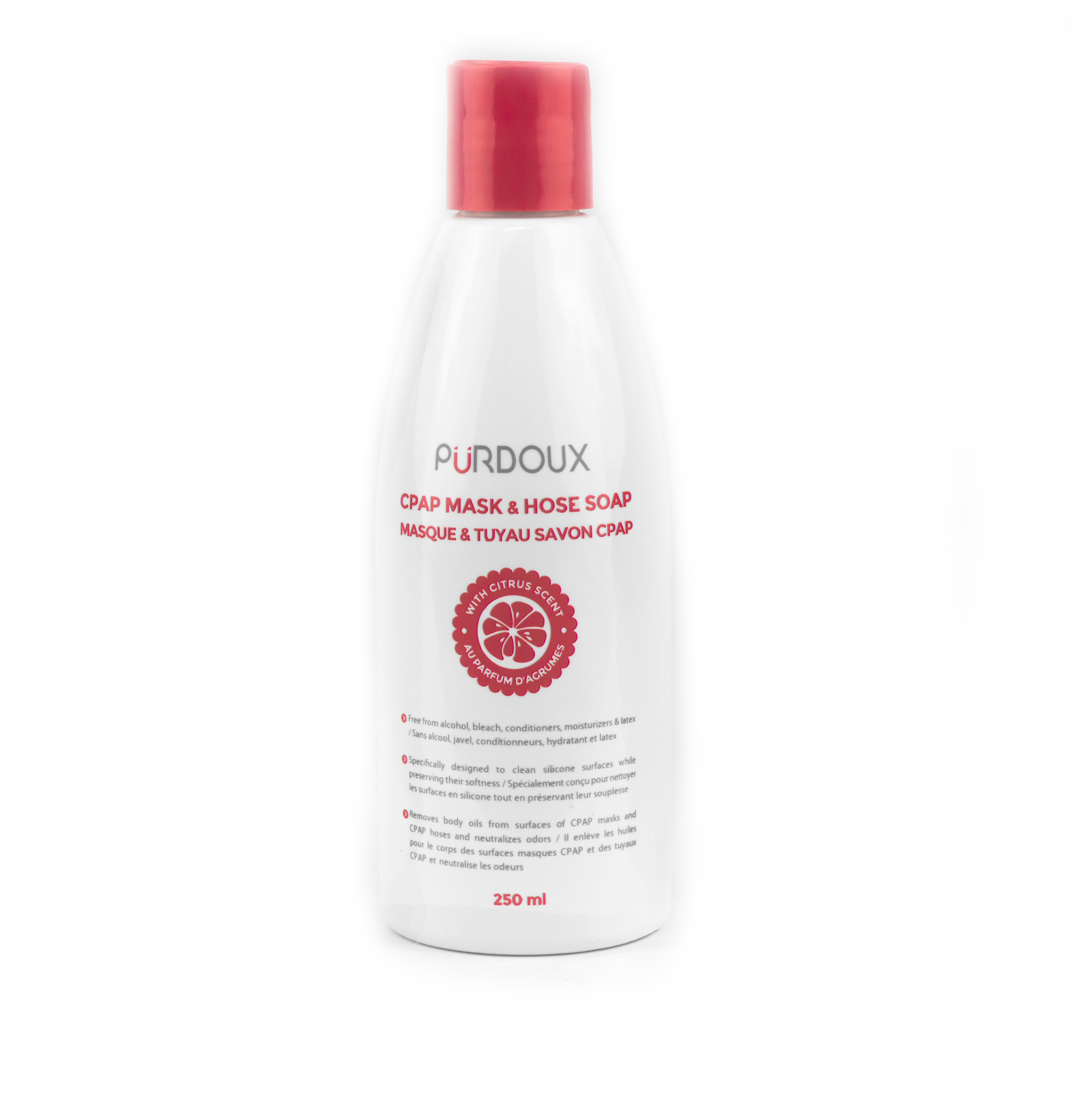 D EKONO リフレッシュエキス　100ml Purdoux CPAP Mask & Hose Soap Citrus - Wellwise.ca