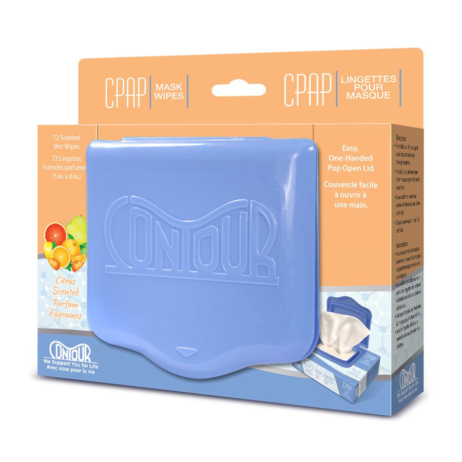 Contour CPAP Mask Wipes - CPAP/CPAP Accessories - Contour - Citrus - 737709005684