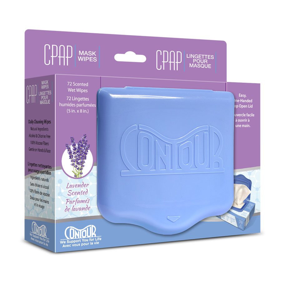Contour CPAP Mask Wipes - CPAP/CPAP Accessories - Contour - Lavender - 737709005745