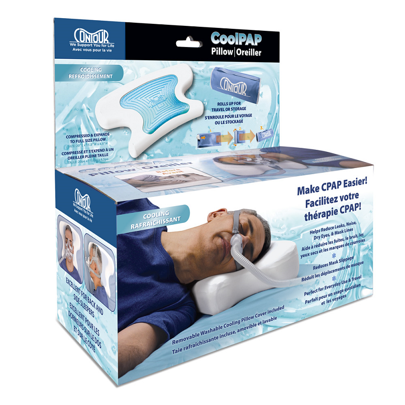 Contour CoolPAP Home and Travel Pillow - Sleep Aids/Pillows - Contour