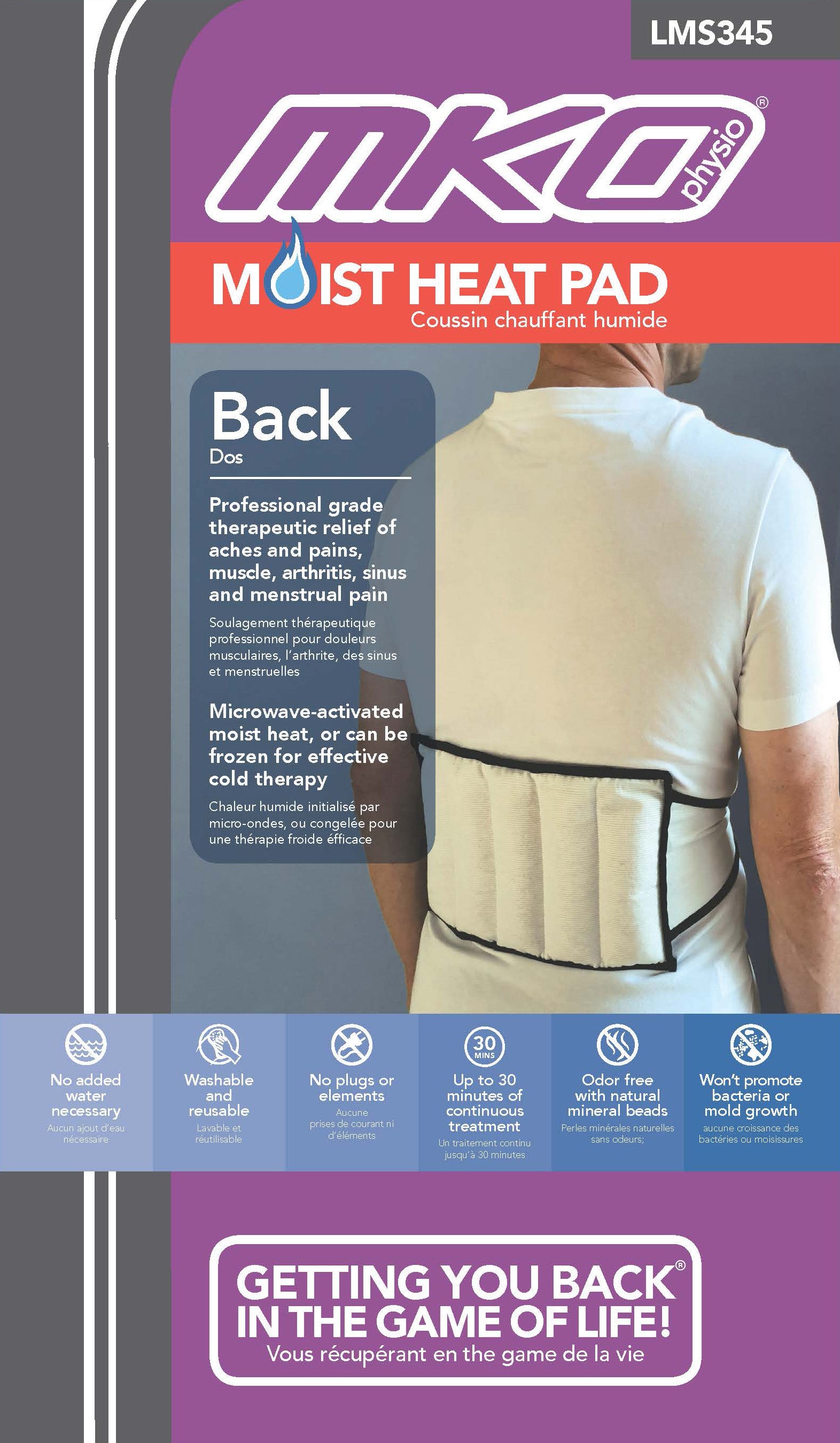 Landmark Medical Systems Inc. Mko Physio Moist Heat Pad Back - Pain Management/Hot & Cold Therapy - Landmark Medical Systems Inc.