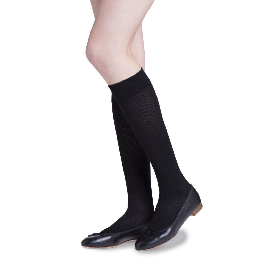SIGVARIS Casual Cotton Compression for Women Series 146, Black