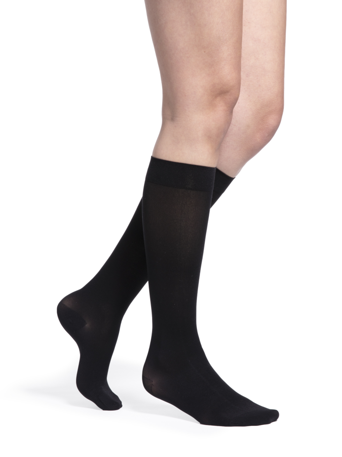 SIGVARIS Style Soft Opaque - Compression/Firm Compression - SIGVARIS - Small Long - 745129192235
