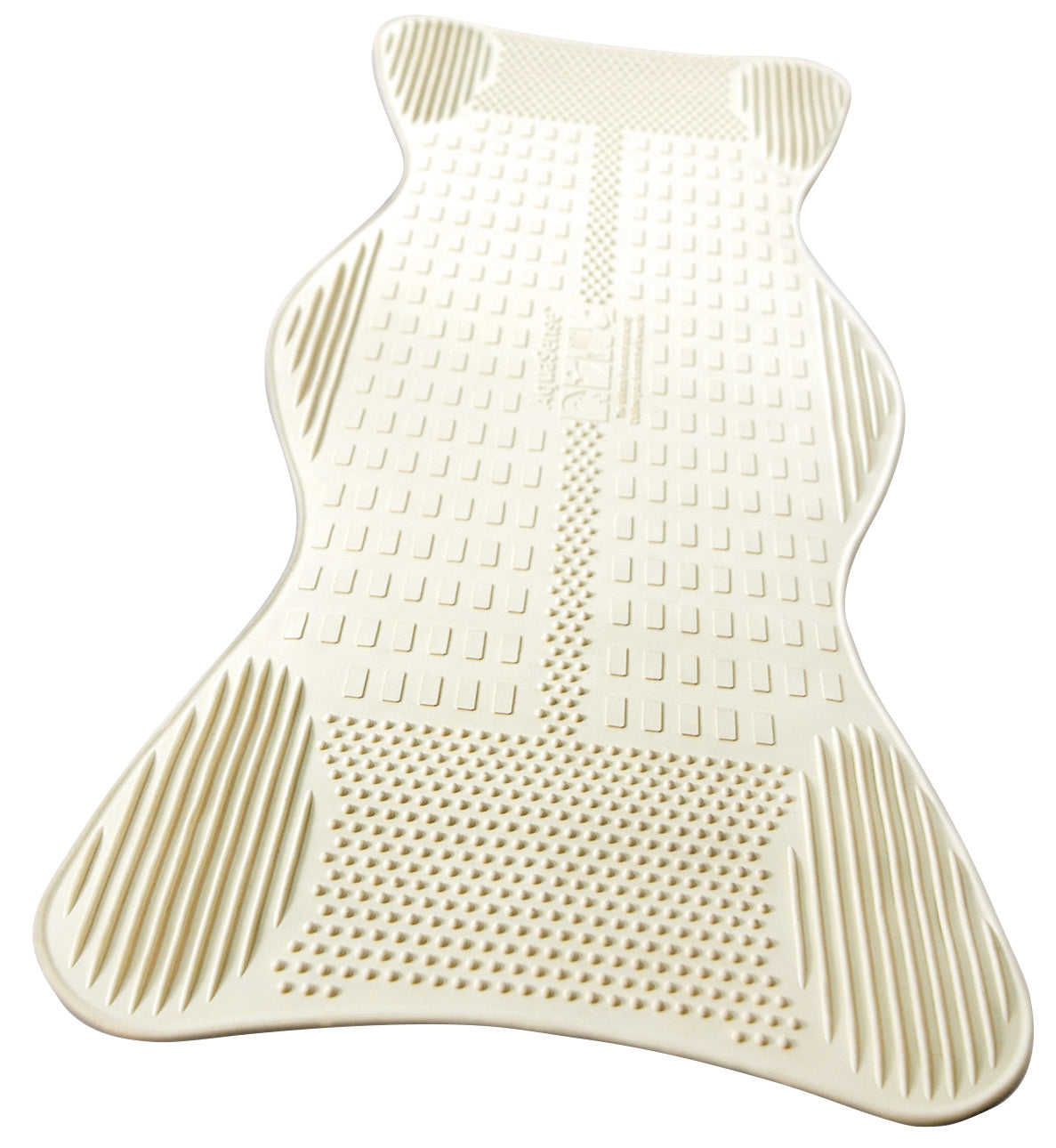 AquaSense Non-Slip Bath Mat with Invigorating Massage Zones, Large